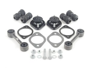 ES#1892320 - E30SUSREF - Rear Suspension Rebuild Kit - level 1 - Address worn trailing arm bushings, sway bar end links, and blown rear shock mounts with this rear refresh kit - Assembled By ECS - BMW