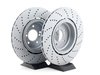 ES#2730751 - 34112282805KT6 -  performance Rear Brake Service Kit - Featuring Zimmermann rotors and Hawk HPS performance pads - Assembled By ECS - BMW