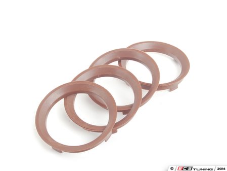 ES#2200627 - AP671571 - 67.1-57.1 Hub Centric Rings - Set Of Four - Plastic 67.1mm to 57.1 hub centric rings for proper wheel fitment - ECS - Audi BMW Volkswagen