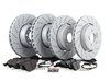 ES#2730749 - 34112282805kt2 - performance Front & Rear Brake Service Kit - Featuring Zimmermann rotors and Hawk HPS performance pads - Assembled By ECS - BMW