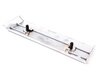 ES#116682 - 51452695581 - Left Dashboard Trim - Matte Chrome - Found on the left side of the dash below the headlight switch - Genuine BMW - BMW