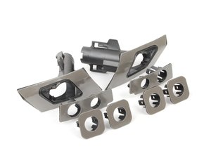 ES#2572232 - 51117324343 - Bracket repair kit - Front Bumper - Park distance control sensor holders. Headlight washer holders - Genuine BMW - BMW