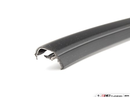 ES#1904680 - 8K9853703E1P9 - Upper Window Trim - Black - Left - Single piece trim that sits above the side windows - Genuine Volkswagen Audi - Audi