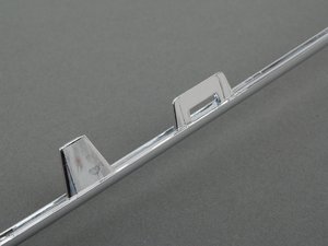 ES#2211724 - 5C58531012ZZ - Front Center Grille Trim - Chrome - Commonly found on turbo beetle bumper grilles - Genuine Volkswagen Audi - Volkswagen
