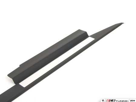 ES#11973 - 8D0853491D01C - Door Sill Moulding - Satin Black - Left - (NO LONGER AVAILABLE) - Extends from the door sill and over the rocker panel - Genuine Volkswagen Audi - 