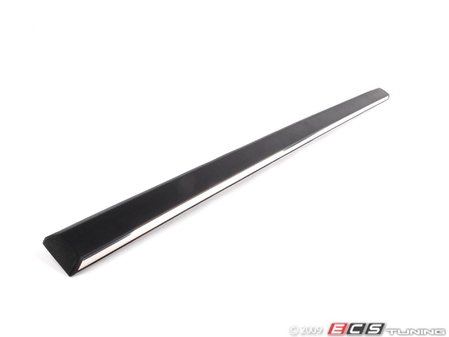 ES#78396 - 51138125828 - E38 Rear door moulding - Right - Matte Shadowline rear door moulding with chrome strip - Genuine BMW - BMW