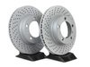 ES#2594686 - 98735140101FPKT - Performance Front Brake Service Kit - Featuring Zimmerman Z-Coated rotors and Hawk HPS brake pads - Assembled By ECS - Porsche