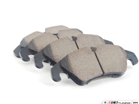 ES#2712672 - eur1322a - Front Euro Ceramic Brake Pad Set (EUR1322A) - Restore stopping power with new ceramic pads - Akebono - Audi