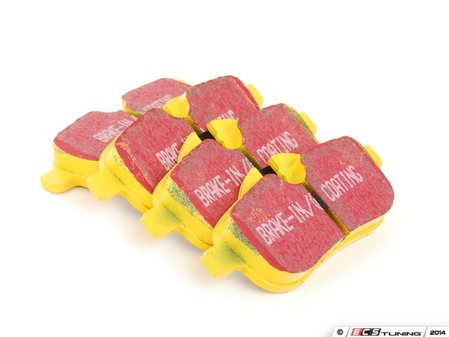ES#2153473 - DP42046R - Rear YellowStuff Performance Brake Pad Set - EBC's premium sport street pad that offers high friction levels and heat fade resistance - EBC - BMW