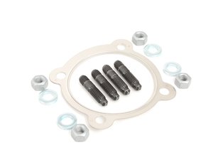 ES#2710421 - 1J0253115RKT - Catalytic Converter/Down Pipe Installation Kit - Includes the necessary hardware to install the catalytic converter/downpipe to the turbocharger - Assembled By ECS - Audi