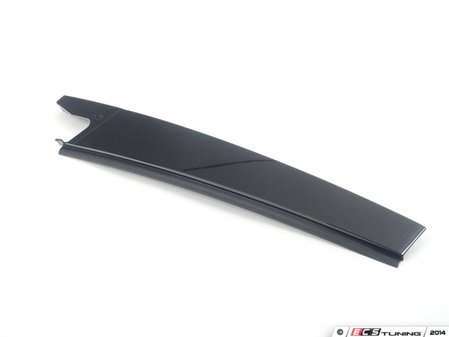 ES#451480 - 8K0839902K5FQ - "B" Pillar Trim - Gloss Black - Rear Right - Located between the front and rear door windows - Genuine Volkswagen Audi - Audi