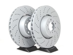 ES#2215240 - 34112282805 - Front Brake Rotors - Pair (374x36) - Get a quality replacement rotor - Zimmermann - BMW