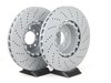 ES#2730750 - 34112282805KT5 - Performance Front Brake Service Kit - Featuring Zimmermann rotors and Hawk HPS performance pads - Assembled By ECS - BMW