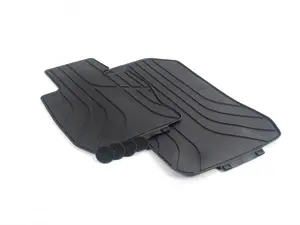 Genuine BMW - 51472336599 - Rear Rubber Floor Mats - Anthracite 