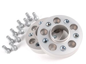 ES#378 - 60556651 - DRA Series Wheel Spacers - 30mm (1 Pair) - H&R 30 mm spacers attach with supplied bolts, uses existing bolts to attach wheel to spacers. Bolts to the hub - H&R - Audi Mercedes Benz Porsche