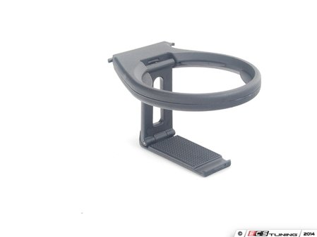ES#1470094 - 9865521830001C - Cup Holder - Satin Black - Clips into the left side dashboard air vent - Genuine Porsche - Porsche