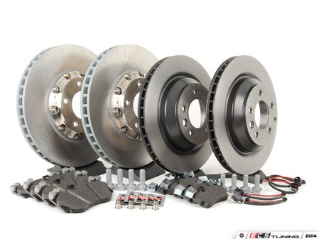 ES#2602321 - 95535140161OEKT - Front & Rear Brake Service Kit - Featuring genuine Porsche and Brembo rotors, and Textar brake pads - Assembled By ECS - Porsche