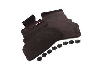 ES#195772 - 82111469759 - E39 Carpeted Floor Mats - Anthracite/Black - Complete set of four - Genuine BMW - BMW