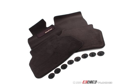 ES#195772 - 82111469759 - E39 Carpeted Floor Mats - Anthracite/Black - Complete set of four - Genuine BMW - 