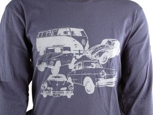 ES#1848524 - 13829-xxl - VW Long Sleeve History T-Shirt - 2XL - (NO LONGER AVAILABLE) - Dreaming about old Vdubs? How about new ones? One tee shirt for all ages - DriverGear - 