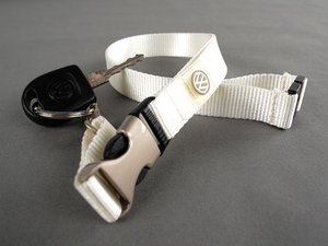 ES#1876823 - OEVW09WHY - VW Lanyard - White - (NO LONGER AVAILABLE) - Add a simple sign of your VW loyalty to your keys - Genuine European Volkswagen Audi - 