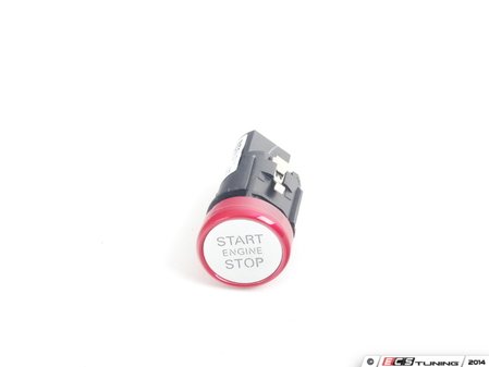 ES#2680712 - 4G1905217D - Start/Stop Switch - Chrome/red - Located on the center console - For vehicles with push-button start - Genuine Volkswagen Audi - Audi