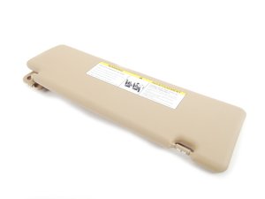 ES#2100948 - 51167278577 - Vinyl Sun Visor - Beige - Left - Genuine BMW - BMW