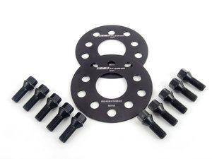 ES#2748179 - ECS10152KTWBC1KT - ECS Wheel Spacer & Bolt Kit - 3mm With Black Conical Seat Bolts - Includes everything you need to install spacers on two wheels - ECS - Audi Volkswagen