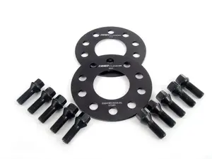 Wheel Spacer & Bolt Kit - 5mm With Black Conical Seat Bolts