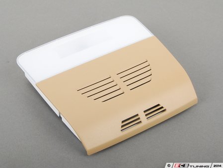 ES#256021 - 61319201638 - Interior dome light - Beige. Mounts in the center of the headliner - Genuine BMW - BMW
