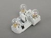 ES#174783 - 63218368762 - E46 Bulb Carrier - Right - For tail lights with amber turn indicator - Genuine BMW - BMW