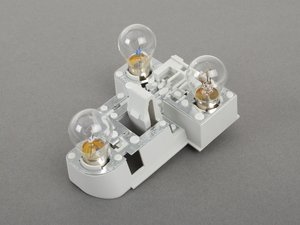 ES#174783 - 63218368762 - E46 Bulb Carrier - Right - For tail lights with amber turn indicator - Genuine BMW - BMW