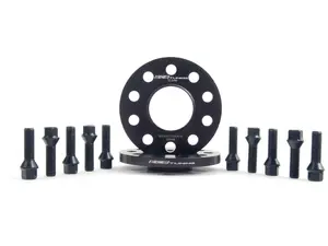 Wheel Spacer & Bolt Kit - 12.5mm With Black Conical Seat Bolts