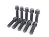 ES#2748291 - 6-ECS-024 - Wheel Spacer & Bolt Kit - 20mm With Black Ball Seat Bolts - Add some style to your Audi with these wheel spacers - ECS - Audi