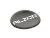 ES#2678423 - AZ6375MM1 - Alzor Center Cap Sticker - 63.75mm - Priced Each - Black sticker with chrome Alzor logo - Alzor - Audi BMW Volkswagen