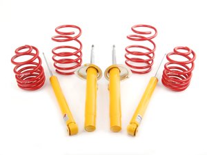 ES#2703030 - RACEKT - Performance Suspension Cup Kit - Race - Featuring Koni Yellow shocks with H&R Race Springs - Assembled By ECS - BMW