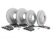 ES#2594700 - 99735193905PERKT - Performance Front & Rear Brake Service Kit - Featuring Zimmerman Z-Coated rotors and Hawk HPS brake pads - Assembled By ECS - Porsche