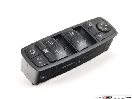 ES#1808219 - 25183001909051 - Driver Window Switch - Located On The Drivers Door - Black (Color Code 9051) - Genuine Mercedes Benz - Mercedes Benz
