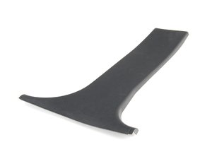 ES#113840 - 51438202612 - "B" Pillar Trim - Lower Right - Schwarz/Black, located center of vehicle on right side next to passenger seat. - Genuine BMW - BMW