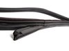 ES#128028 - 51712138957 - Door Seal - Left - Schwarz/Black. Rubber strip located on the lower portion of the driver's door sill - Genuine BMW - BMW
