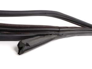 ES#128028 - 51712138957 - Door Seal - Left - Schwarz/Black. Rubber strip located on the lower portion of the driver's door sill - Genuine BMW - BMW