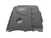 ES#1904963 - 06J103925AG - Engine Cover - Includes push-on connectors, clamping washers, & Audi rings emblem. - Genuine Volkswagen Audi - Audi
