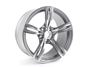 ES#2777612 - 36112283401KT - 20" M Double Spoke Style 343 Wheel - Staggered Set Of Four - R20x10 ET34 / F20x9 ET32 CB 72.6mm. - Genuine BMW - BMW