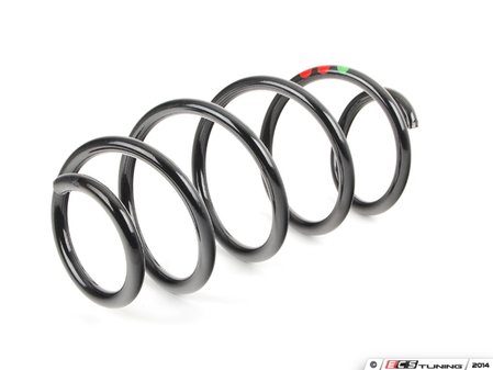 ES#402019 - 5N0411105T - Front Coil Spring - Priced Each - Paint marks: 1 Green, 2 Red - Genuine Volkswagen Audi - Volkswagen