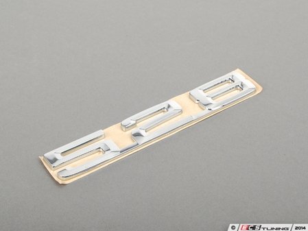 ES#79004 - 51141917919 - Rear Emblem - "528" - Replacement for your damaged or missing rear emblem - Genuine BMW - BMW