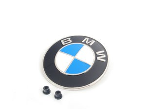 ES#2678298 - 51145480181KT - Emblem - With Grommets - Replace your chipped and weathered roundel for a cleaner appearance. Includes grommets - Genuine BMW - BMW