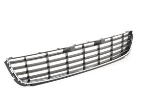 ES#2639992 - 5K0853671RYP - Lower Center Bumper Grille - Satin Black / Bright Chrome - Add a touch of class with this chrome trimmed lower grille - Bremmen Parts - Volkswagen