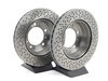 ES#2594744 - 98735240301ROEKT - Rear Brake Service Kit - Featuring Sebro rotors and Textar brake pads - Assembled By ECS - Porsche