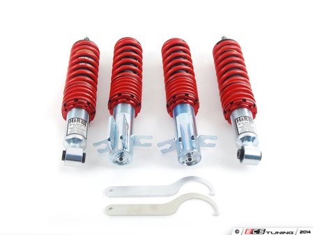 ES#250631 - 50819-2 - Ultra Low Coilover Kit - Ultra Low for the extreme enthusiasts. Average lowering of 3.2"-5.0"F 3.2"-5.0"R - H&R - Volkswagen