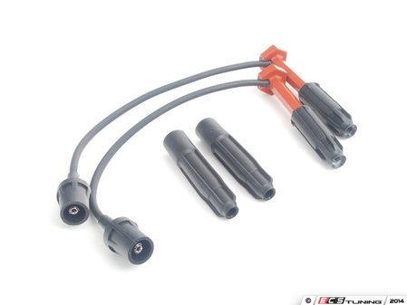 ES#2696253 - Q4150032 - Spark Plug Wire And Boot Set - Contains Two (2) Spark Plug Wires And Two (2)Spark Plug Boots - Bremi - Mercedes Benz
